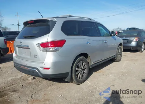 2013 Nissan Pathfinder Sl z USA, uszkodzony, nr VIN 5N1AR2MMXDC629509